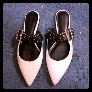 Size 36 white n black Charles n Keith dress shoes